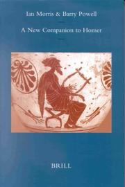 A new companion to Homer, [ed. by Ian Morris, Barry Powell] | Szépművészeti Múzeum és a Magyar Nemzeti Galéria könyvtára